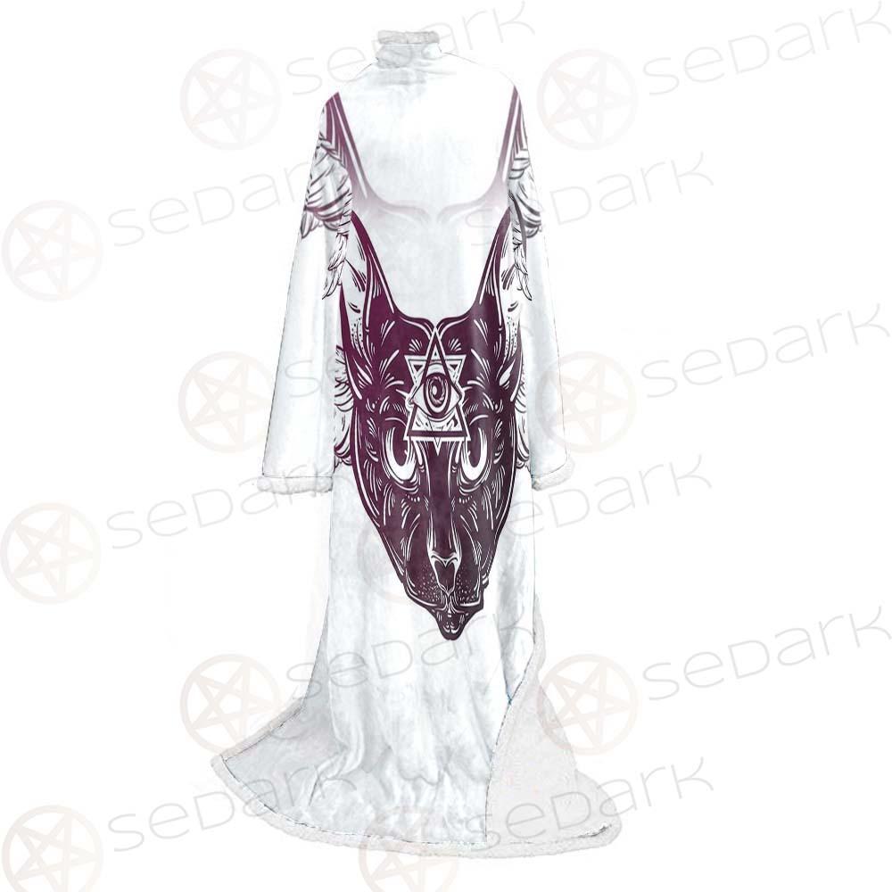 Mystical Elegant Cat SDN-1063 Sleeved Blanket