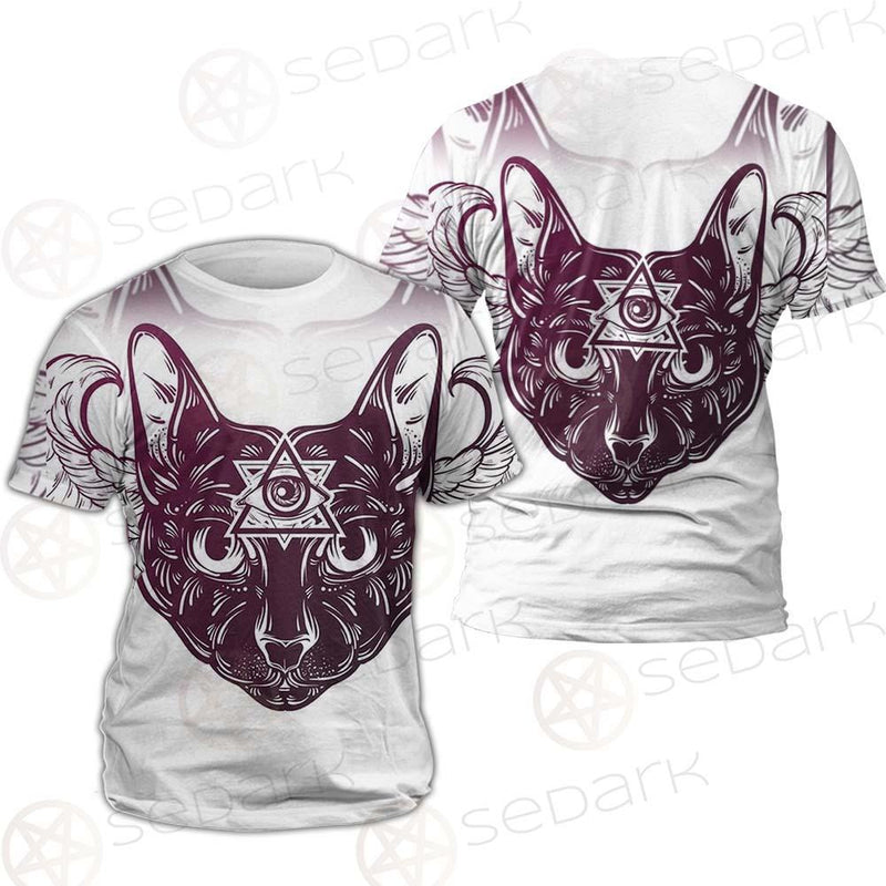 Mystical Elegant Cat SDN-1063 Unisex T-shirt