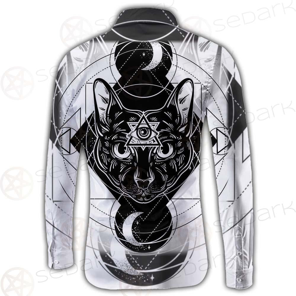 Hand Drawn Illustration Of Cat SDN-1064 Shirt Allover