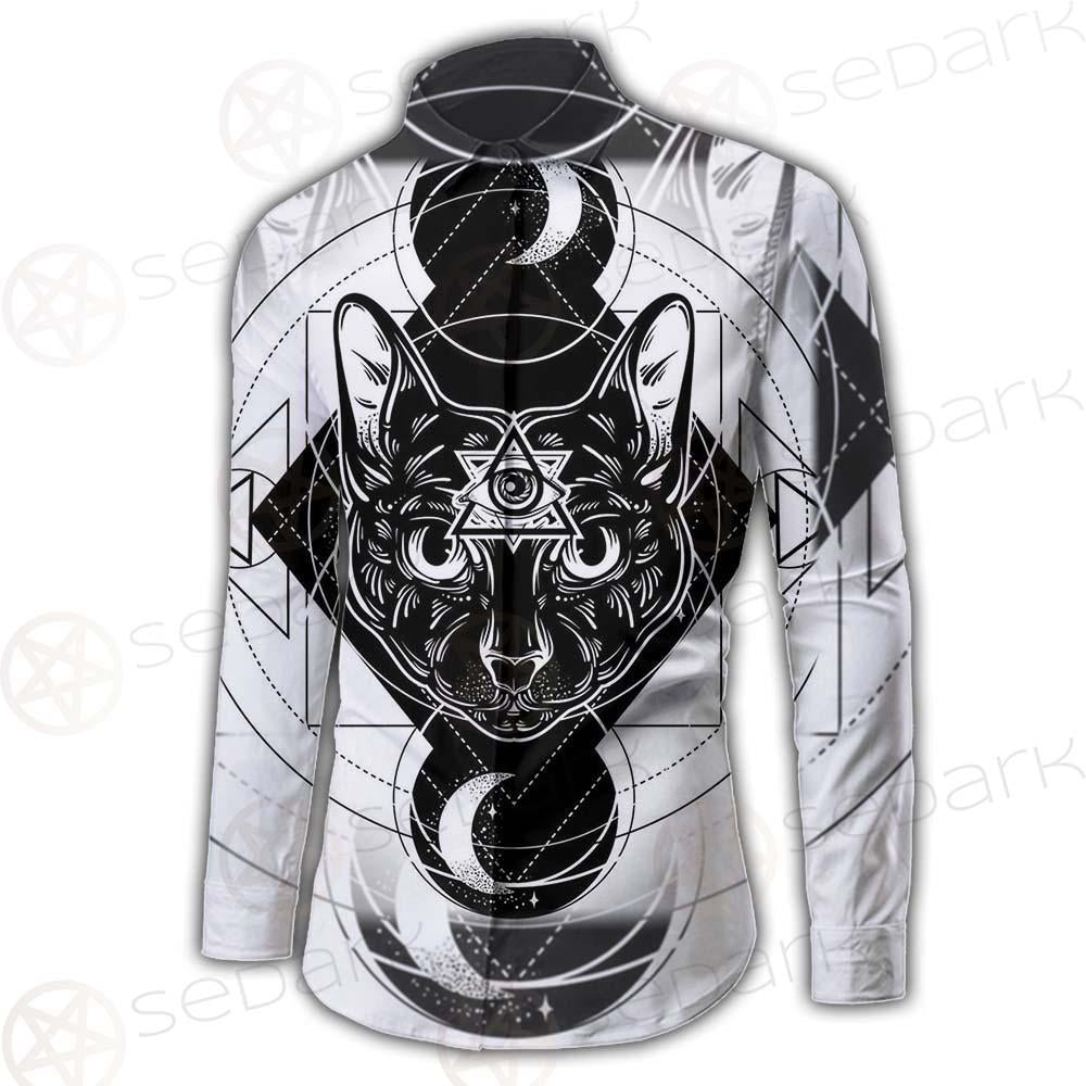 Hand Drawn Illustration Of Cat SDN-1064 Shirt Allover