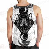 Hand Drawn Illustration Of Cat SDN-1064 Men Tank-tops