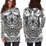 Cat Mystic And Mandala Tattoo SDN-1065 Hoodie Dress