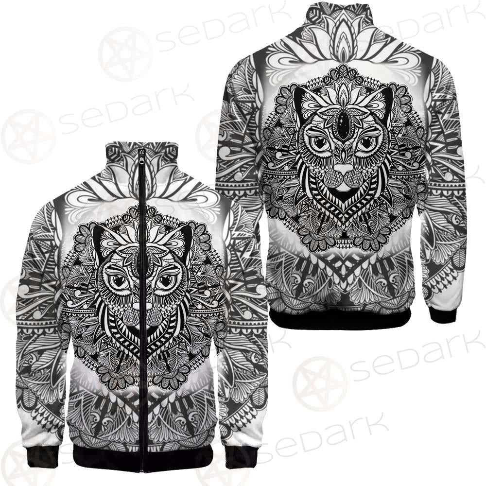 Cat Mystic And Mandala Tattoo SDN-1065 Jacket