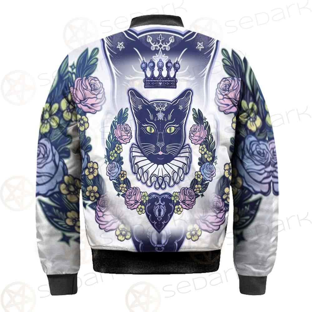 Black Cat Silhouette Portrait SDN-1066 Jacket