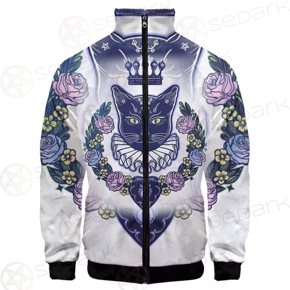 Black Cat Silhouette Portrait SDN-1066 Jacket