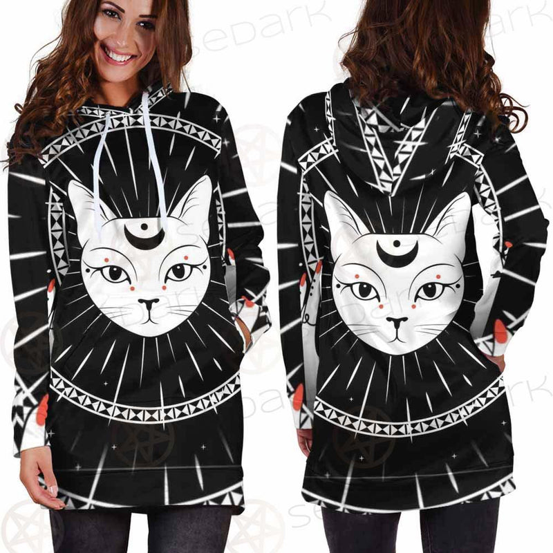 Hands With Rings SDN-1068 Hoodie Dress