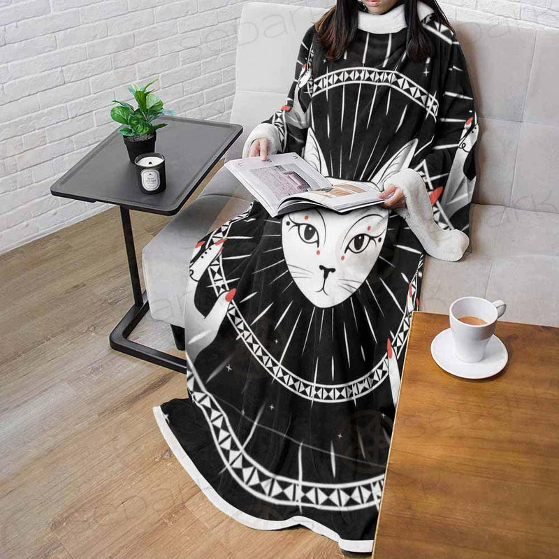 Hands With Rings SDN-1068 Sleeved Blanket