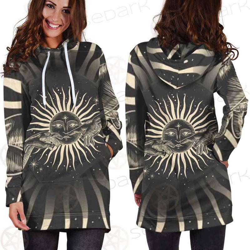 Moonlight Activity In Vintage SDN-1069 Hoodie Dress