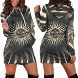 Moonlight Activity In Vintage SDN-1069 Hoodie Dress