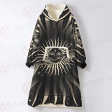 Moonlight Activity In Vintage SDN-1069 Oversized Sherpa Blanket Hoodie