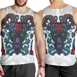 Infernal Torture Theme Tattoos Men Tank-tops