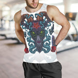 Infernal Torture Theme Tattoos Men Tank-tops