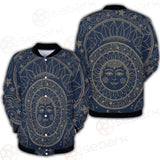 Sun Face With Stars Medallion Ornament SDN-1071 Button Jacket
