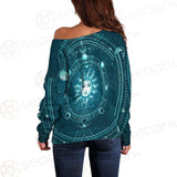 Phases Of The Moon SDN-1072 Off Shoulder Sweaters