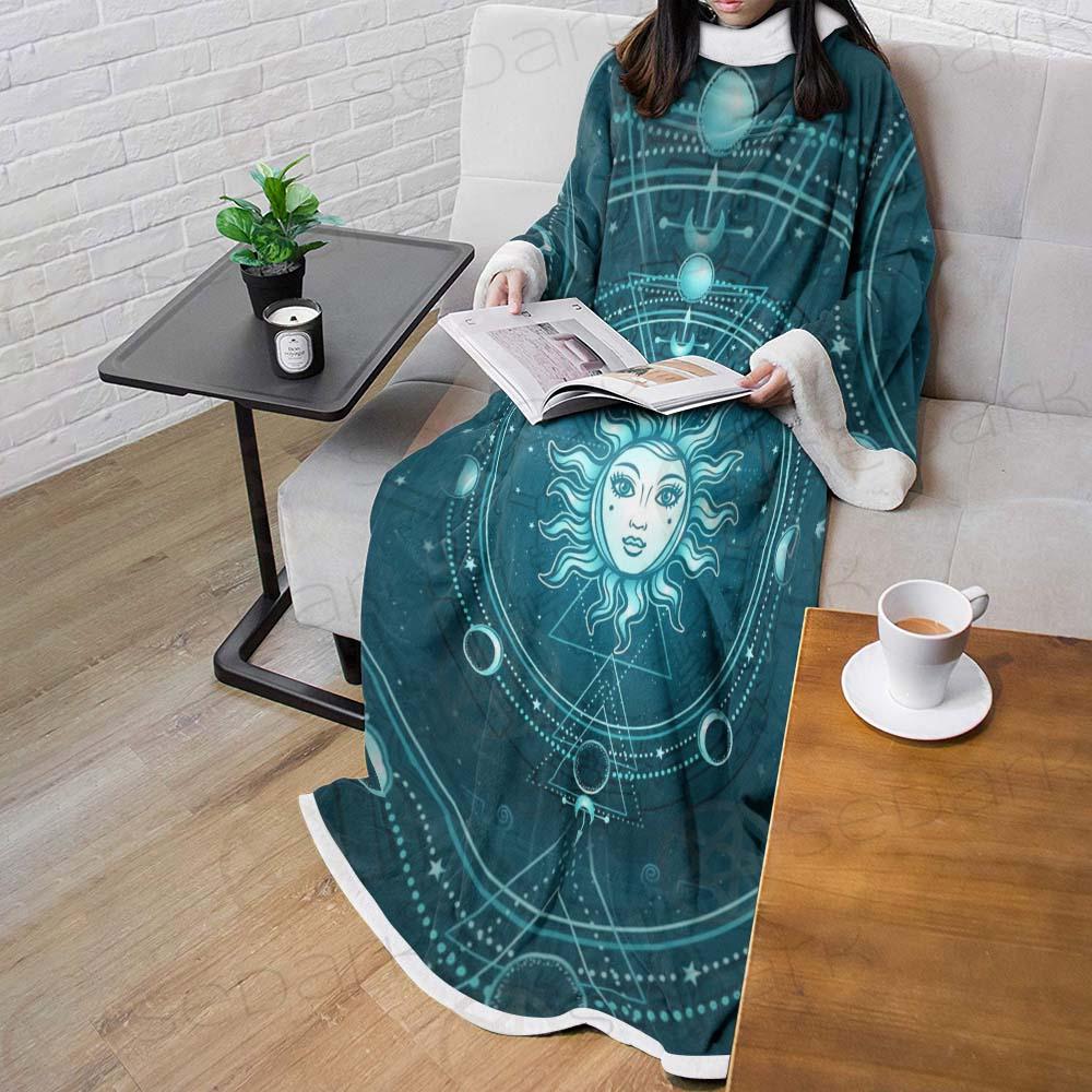 Phases Of The Moon SDN-1072 Sleeved Blanket