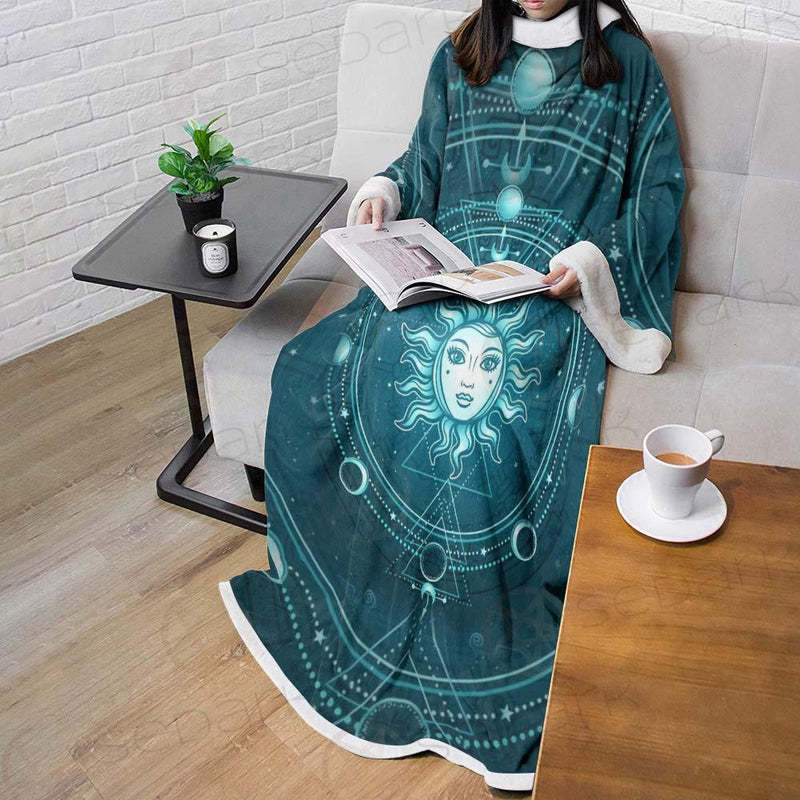 Phases Of The Moon SDN-1072 Sleeved Blanket