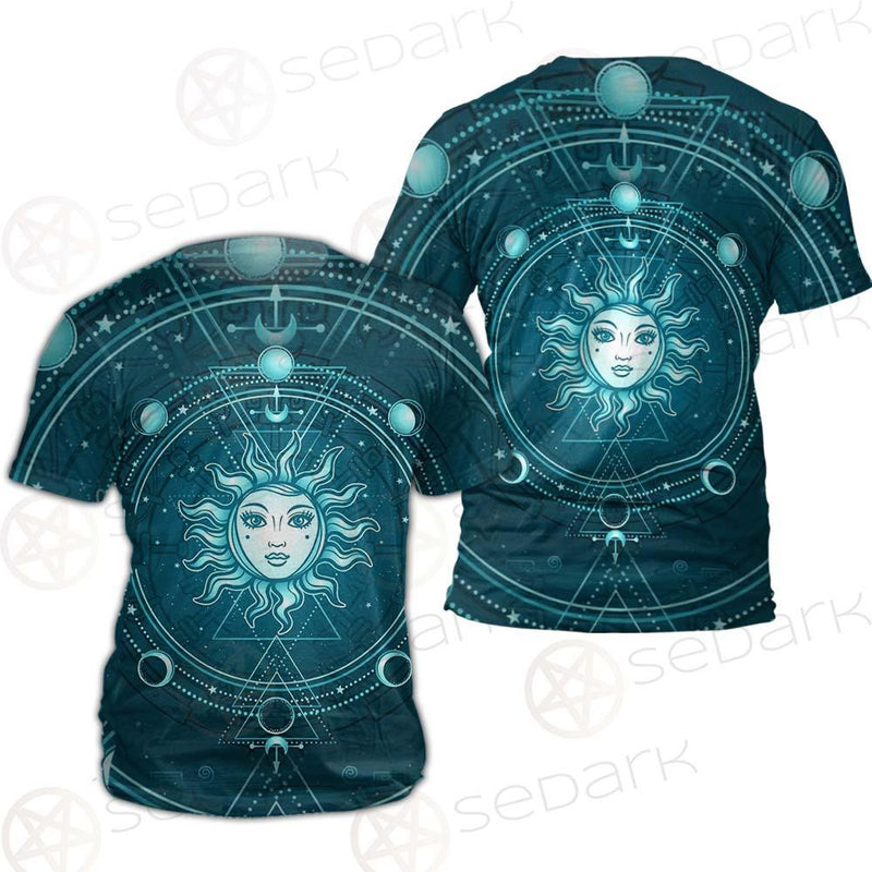 Phases Of The Moon SDN-1072 Unisex T-shirt