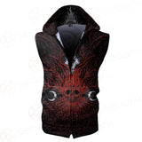 A Moon And A Burning Eye SDN-0173 Zip Sleeveless Hoodie