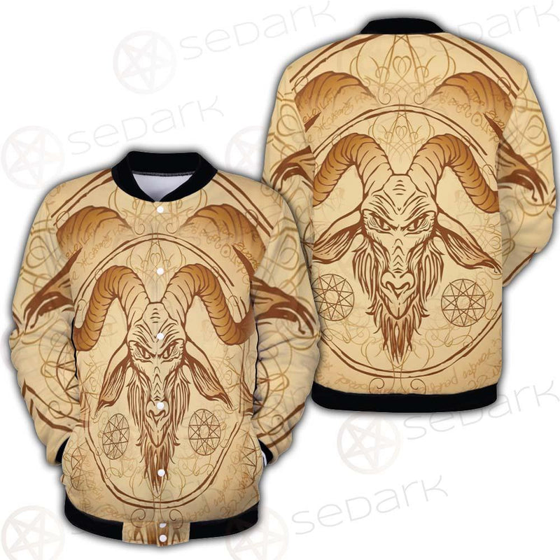 Pentagram Inscribed In A Circle SDN-1076 Button Jacket