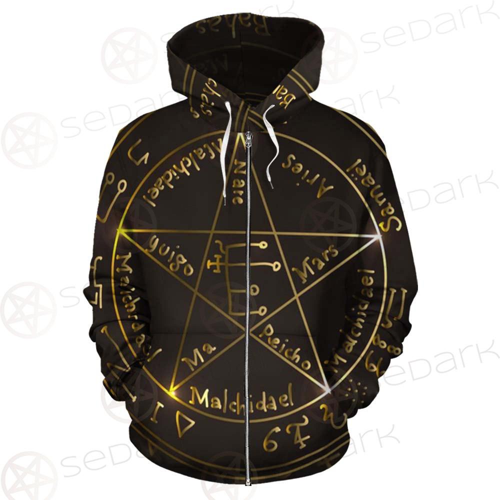 Vector Banner In Retro SDN-1077 Zip-up Hoodies