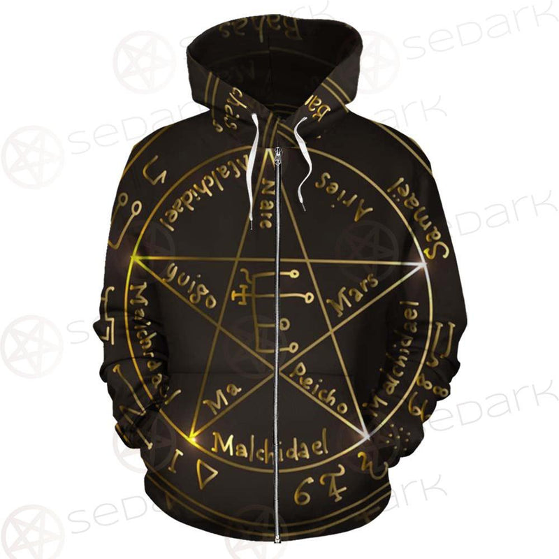 Vector Banner In Retro SDN-1077 Zip-up Hoodies