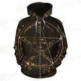 Vector Banner In Retro SDN-1077 Zip-up Hoodies