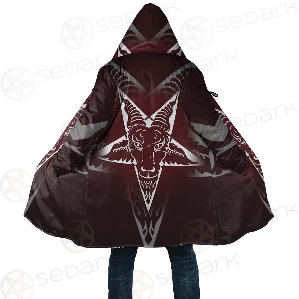 Goat Head On Pentagram SDN-1078 Cloak