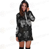 Devils Head With Horns SDN-1079 Hoodie Dress