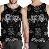 Devils Head With Horns SDN-1079 Men Tank-tops