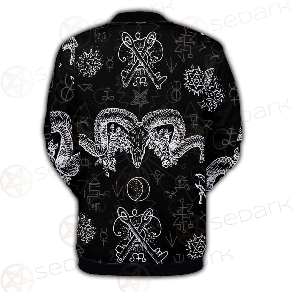 Devils Head With Horns SDN-1079 Button Jacket