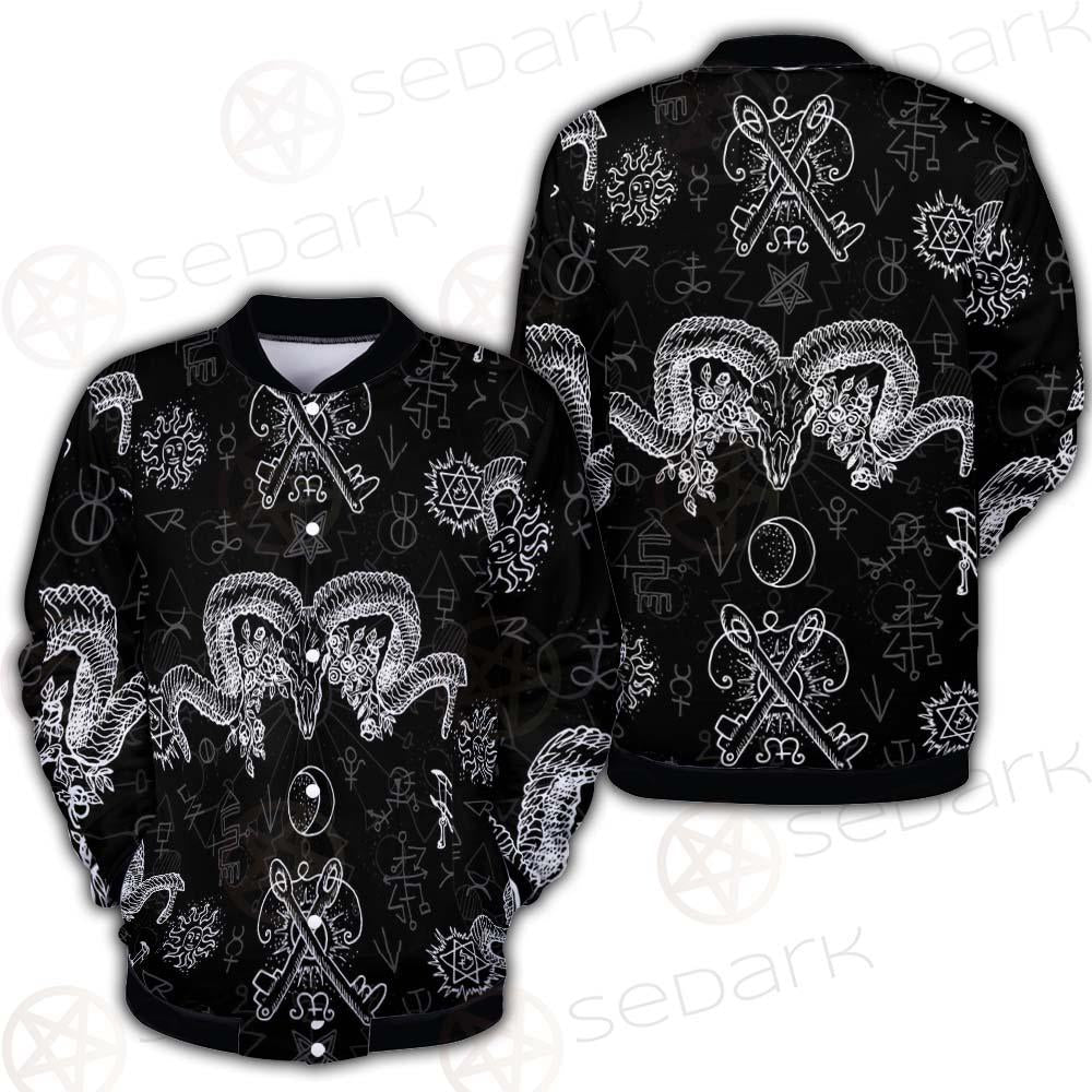 Devils Head With Horns SDN-1079 Button Jacket