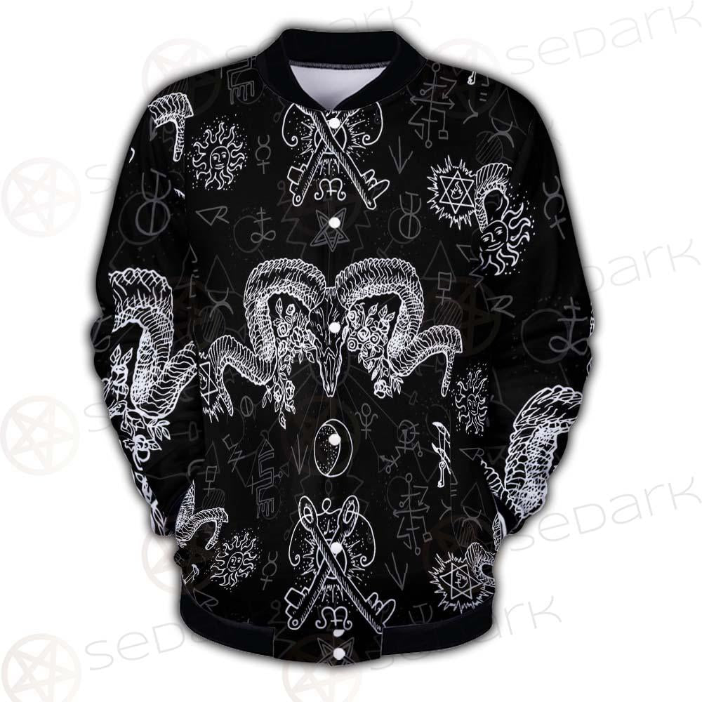 Devils Head With Horns SDN-1079 Button Jacket