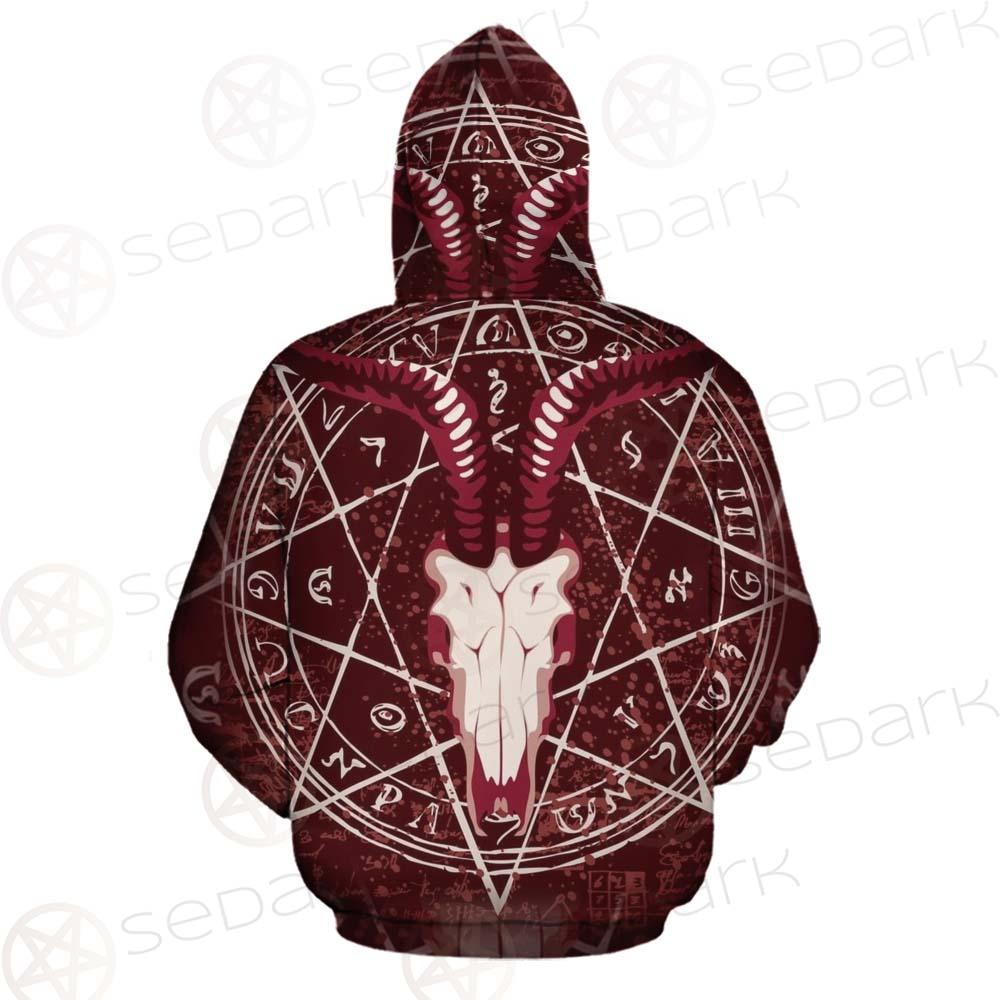 Pentagram With Magical Inscriptions SDN-1080 Hoodie & Zip Hoodie