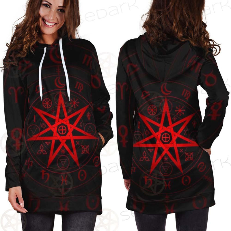Mystic Wicca Divination SDN-1082 Hoodie Dress
