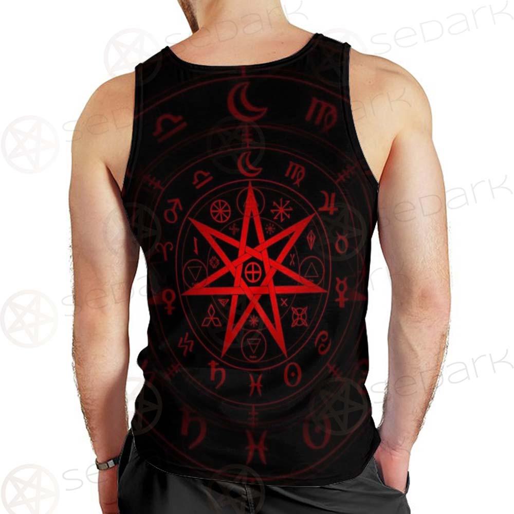 Mystic Wicca Divination SDN-1082 Men Tank-tops
