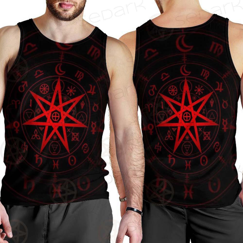 Mystic Wicca Divination SDN-1082 Men Tank-tops