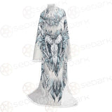 Binary Satanic Symbol SDN-1083 Sleeved Blanket