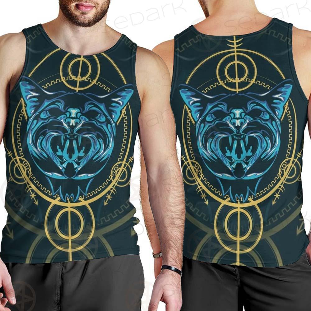 Modeling And Using Pop Art Coloring SDN-1084 Men Tank-tops