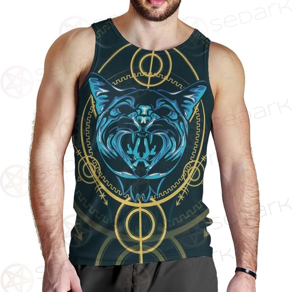 Modeling And Using Pop Art Coloring SDN-1084 Men Tank-tops