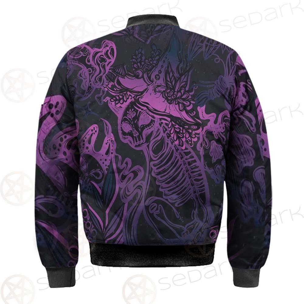 Vector Composition With Mystical Cat Skeleton SDN-1085 Jacket