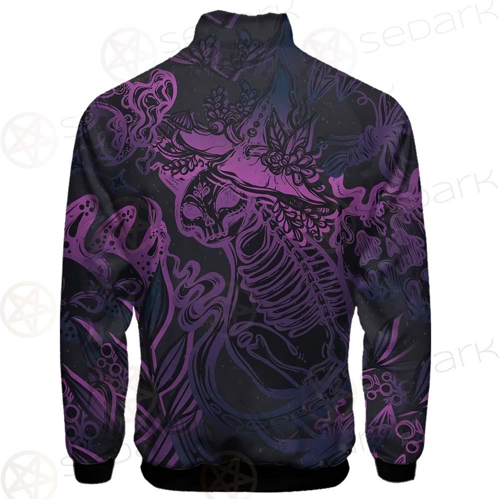 Vector Composition With Mystical Cat Skeleton SDN-1085 Jacket