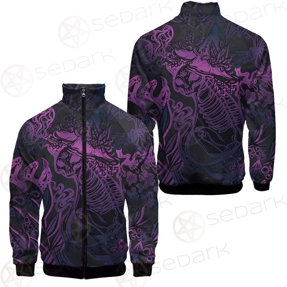 Vector Composition With Mystical Cat Skeleton SDN-1085 Jacket