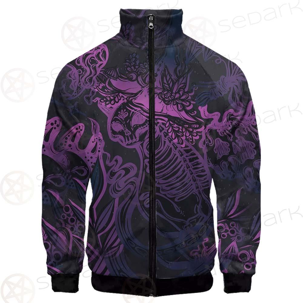 Vector Composition With Mystical Cat Skeleton SDN-1085 Jacket