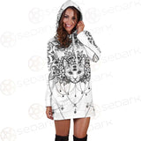 Dreamcatcher With Four Eyed Cat SDN-1087 Hoodie Dress
