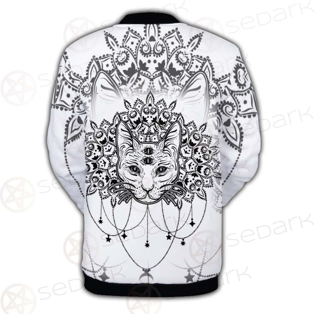 Dreamcatcher With Four Eyed Cat SDN-1087 Button Jacket
