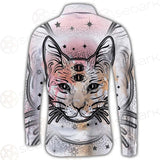 Illustration With Four Eyed Magic Cat SDN-1088 Shirt Allover