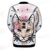 Illustration With Four Eyed Magic Cat SDN-1088 Button Jacket