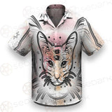 Illustration With Four Eyed Magic Cat SDN-1088 Shirt Allover