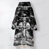 Hail Satan SDN-1130 Oversized Sherpa Blanket Hoodie