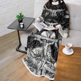 Hail Satan SDN-1130 Sleeved Blanket